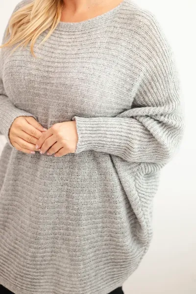 Legínovo Dámsky sveter Plus Size s moherom pončo bordový Farba: Khaki, Veľkosť: UNI