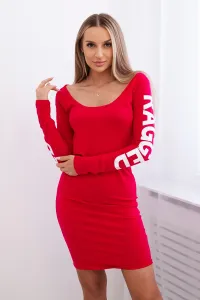 Legínovo Šaty Ragged sivý melír Farba: Modrá, Veľkosť: UNI