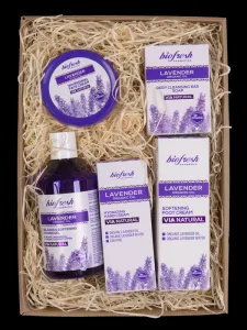 Lavender Organic Oil Darčeková sada kozmetiky bulharská levanduľa