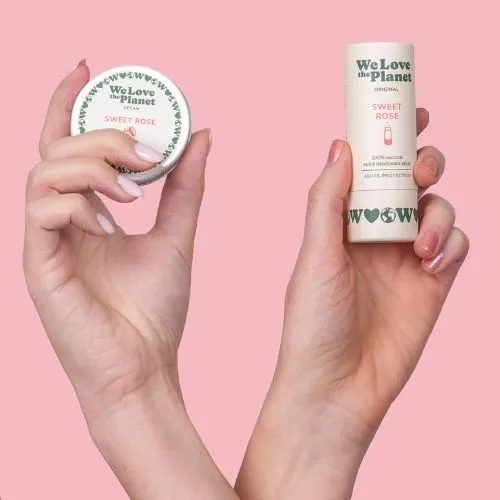 Prírodný krémový dezodorant Sweet Rose We love the planet 35g