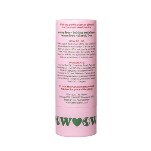 Prírodný tuhý dezodorant Soft Almond Sensitive We love the planet 40g