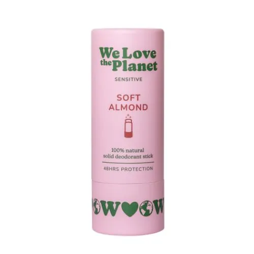 Prírodný tuhý dezodorant Soft Almond Sensitive We love the planet 40g