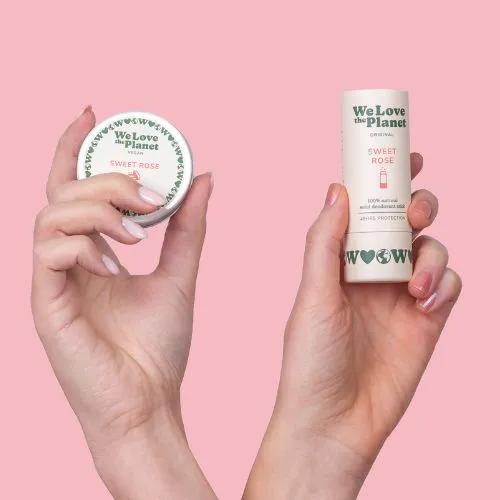 Prírodný tuhý dezodorant Sweet Rose We love the planet 40g