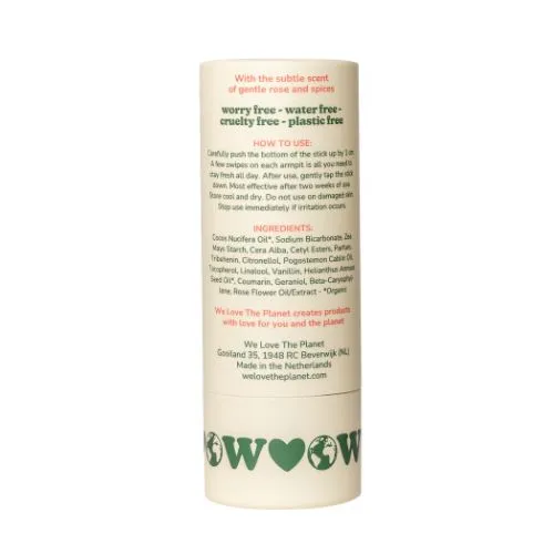 Prírodný tuhý dezodorant Sweet Rose We love the planet 40g