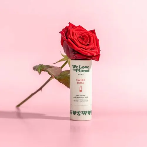Prírodný tuhý dezodorant Sweet Rose We love the planet 40g