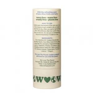 Prírodný tuhý dezodorant Fresh Citrus We love the planet 40g
