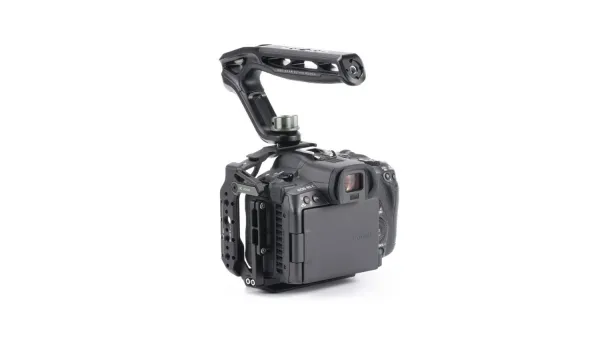 Tilta Polovičná klietka na fotoaparát pre odľahčenú súpravu Canon R5C – čierna 28447