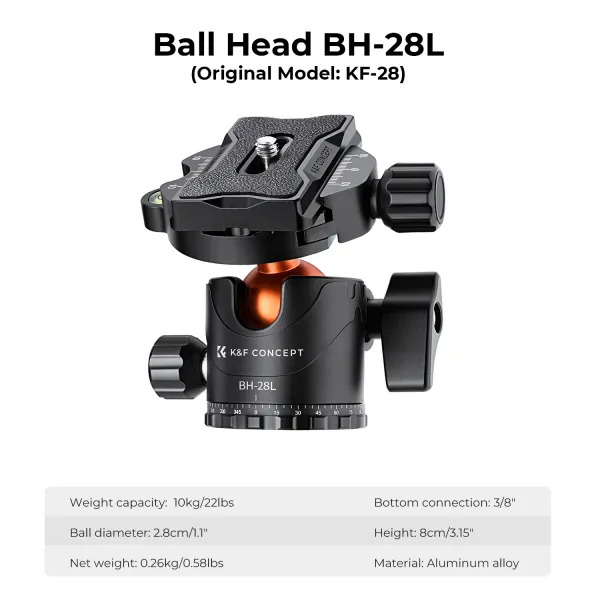 K&F Concept K&F 90-palcový / 2,3 m statívy pre fotoaparáty Statívy zo zliatiny horčíka... 30889