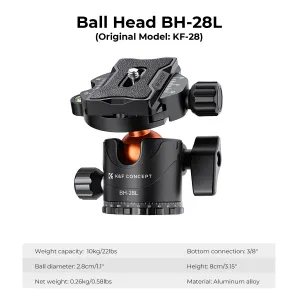 K&F Concept K&F 90-palcový / 2,3 m statívy pre fotoaparáty Statívy zo zliatiny horčíka... 30889