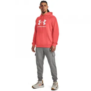 Pánska zateplená mikina s kapucňou UNDER ARMOUR UA Rival Fleece Logo HD-RED