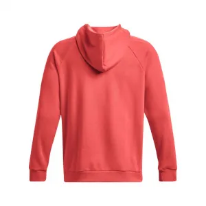 Pánska zateplená mikina s kapucňou UNDER ARMOUR UA Rival Fleece Logo HD-RED