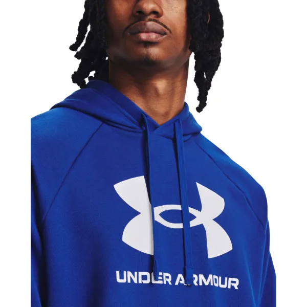Pánska zateplená mikina s kapucňou UNDER ARMOUR UA Rival Fleece Logo HD-BLU