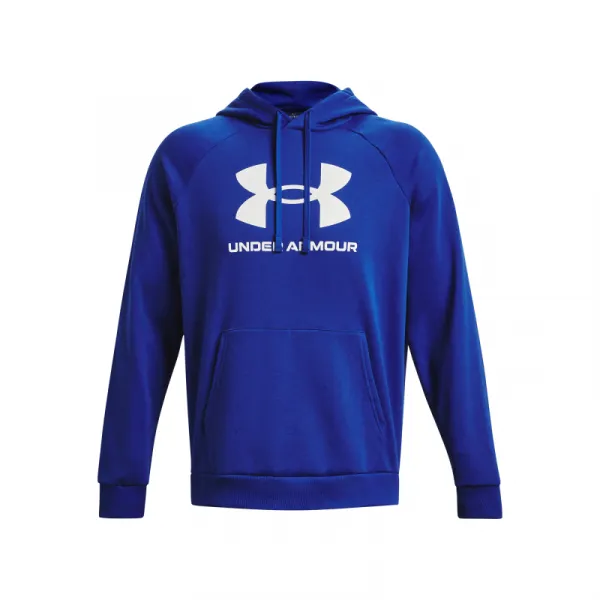 Pánska zateplená mikina s kapucňou UNDER ARMOUR UA Rival Fleece Logo HD-BLU