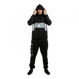 Pánska zateplená mikina s kapucňou UNDER ARMOUR UA Essential Flc Nov Hood-BLK