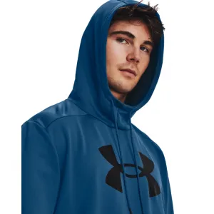 Pánska zateplená tréningová mikina s kapucňou UNDER ARMOUR UA Armour Fleece Big Logo HD-BLU