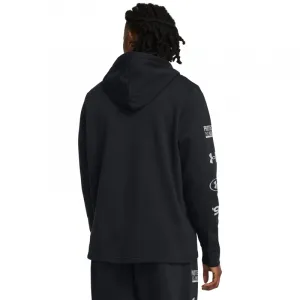 Pánska zateplená mikina s kapucňou UNDER ARMOUR UA Essential Flc Nov Hood-BLK