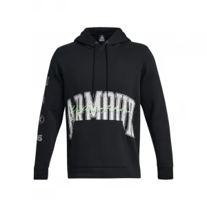 Pánska zateplená mikina s kapucňou UNDER ARMOUR UA Essential Flc Nov Hood-BLK