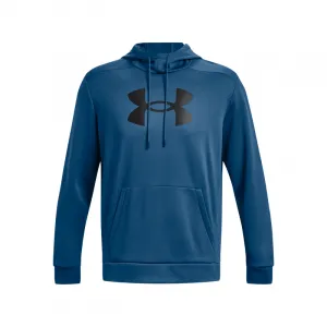 Pánska zateplená tréningová mikina s kapucňou UNDER ARMOUR UA Armour Fleece Big Logo HD-BLU