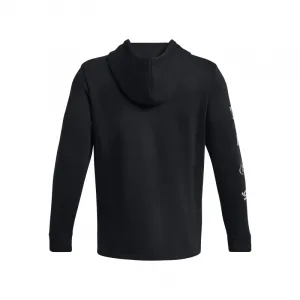 Pánska zateplená mikina s kapucňou UNDER ARMOUR UA Essential Flc Nov Hood-BLK