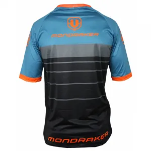 Pánsky cyklistický dres s krátkym rukávom MONDRAKER Enduro Trail Jersey short, black petroleum orange