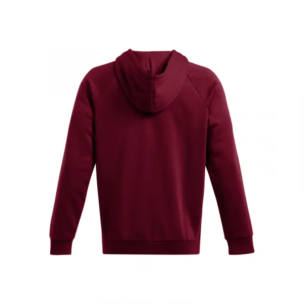 Pánska zateplená mikina so zipsom UNDER ARMOUR UA Rival Fleece FZ Hoodie-RED