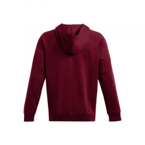 Pánska zateplená mikina so zipsom UNDER ARMOUR UA Rival Fleece FZ Hoodie-RED