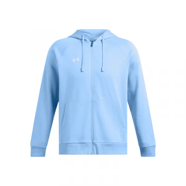 Pánska zateplená mikina so zipsom UNDER ARMOUR UA Rival Fleece FZ Hoodie-BLU
