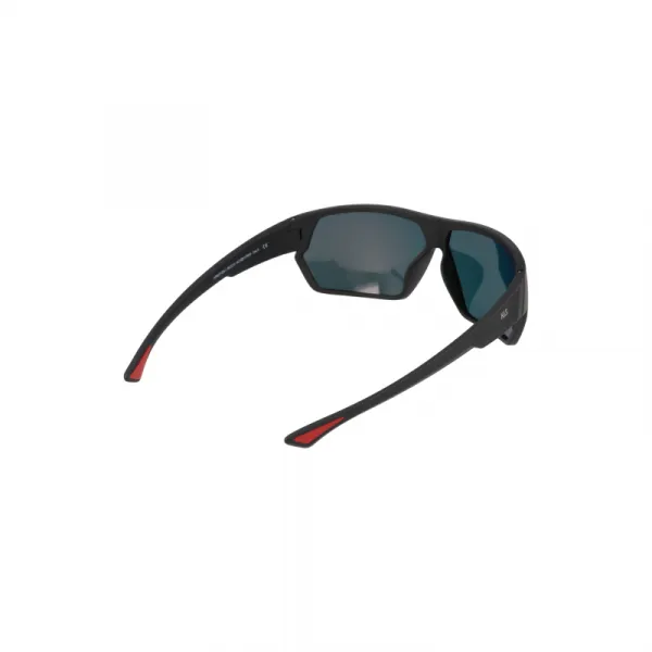 Polarizačné slnečné okuliare H.I.S. POLARIZED HPS37105-1, black, smoke with red mirror POL, 66-10-142
