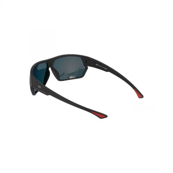 Polarizačné slnečné okuliare H.I.S. POLARIZED HPS37105-1, black, smoke with red mirror POL, 66-10-142