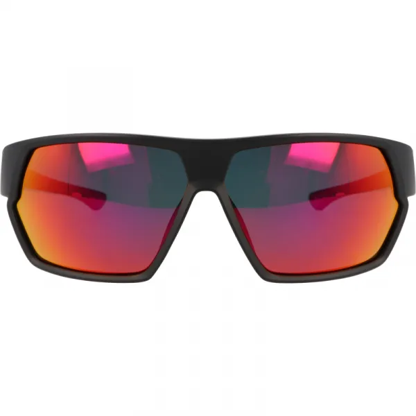 Polarizačné slnečné okuliare H.I.S. POLARIZED HPS37105-1, black, smoke with red mirror POL, 66-10-142