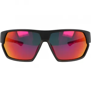 Polarizačné slnečné okuliare H.I.S. POLARIZED HPS37105-1, black, smoke with red mirror POL, 66-10-142