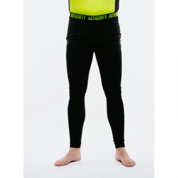 Pánske termo zateplené legíny AUTHORITY WARMIE II pants M black