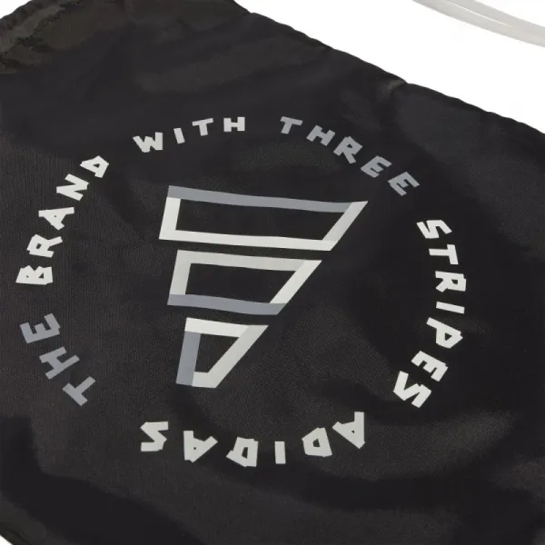 Vrecko na prezúvky ADIDAS GYMSACK TAPE BLACK WHITE