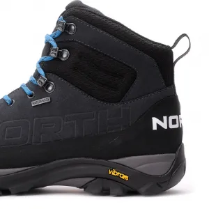 Pánska členková turistická celokožená obuv NORTHFINDER Parvat dark grey