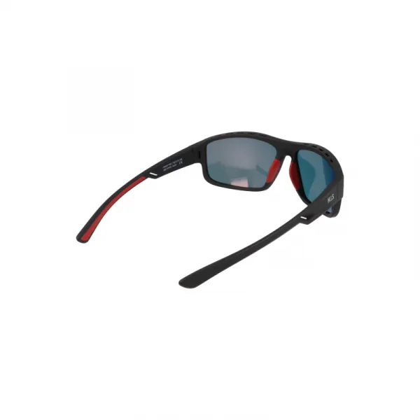 Polarizačné slnečné okuliare H.I.S. POLARIZED HPS47105-1, black, smoke with red mirror POL, 62-15-139
