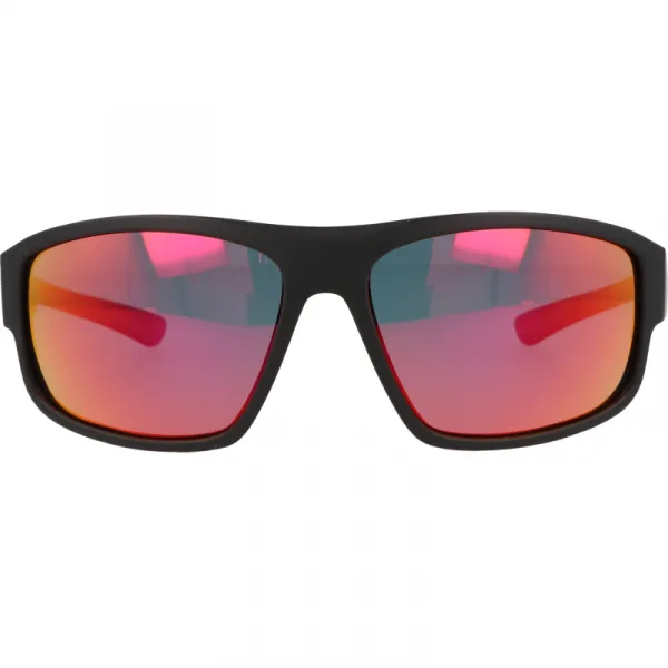 Polarizačné slnečné okuliare H.I.S. POLARIZED HPS47105-1, black, smoke with red mirror POL, 62-15-139
