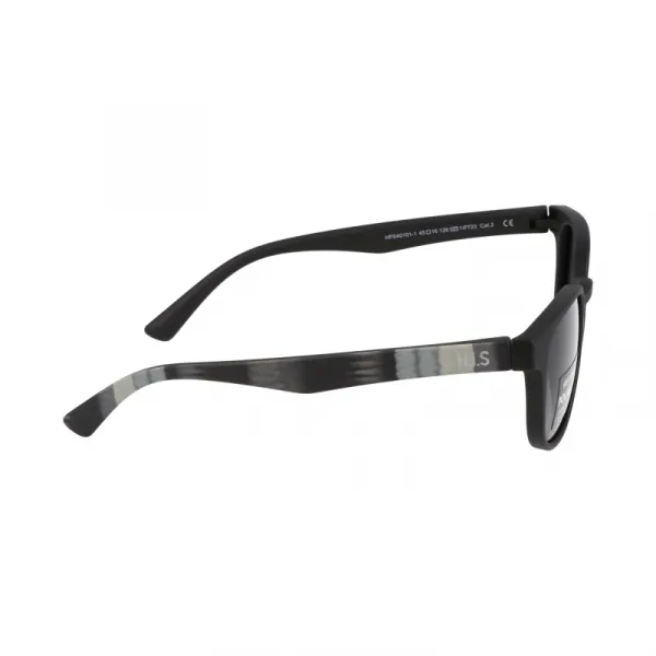 Juniorské polarizačné slnečné okuliare H.I.S. POLARIZED HPS40101-1, black, smoke POL, 45-16-126