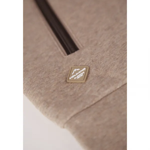 Pánska mikina so zipsom VOLCANO B-LIPSO-102M-BEIGE MEL