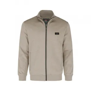 Pánska mikina so zipsom VOLCANO B-WILL-101-CREAM