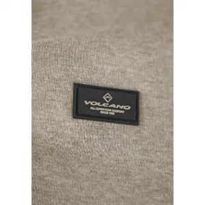 Pánska mikina so zipsom VOLCANO B-WILL-101-CREAM