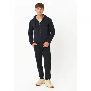 Pánska mikina so zipsom VOLCANO B-LERMO-600-NAVY