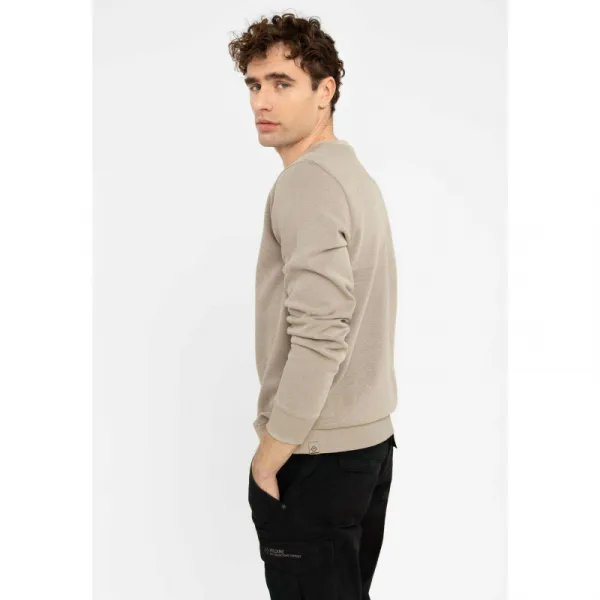 Pánska mikina VOLCANO B-LORENC-101M-CREAM MEL