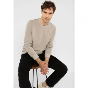 Pánska mikina VOLCANO B-LORENC-101M-CREAM MEL