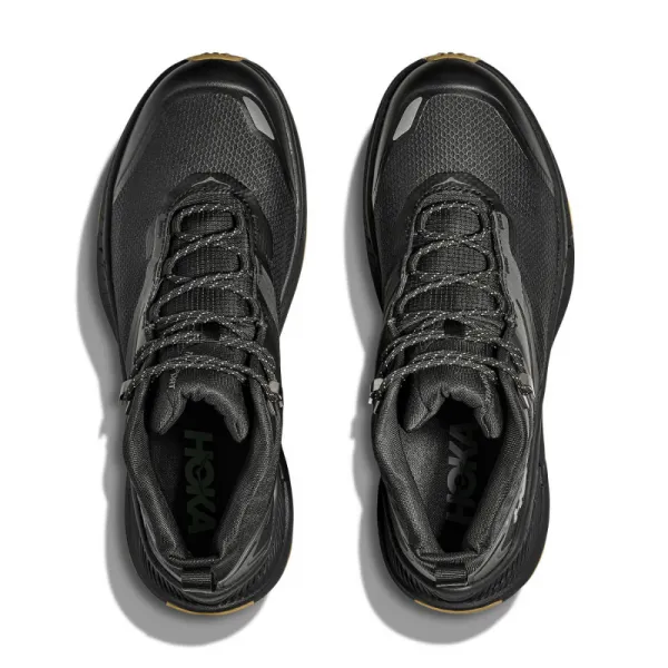 Pánska členková turistická obuv HOKA Transport Hike GTX M black black