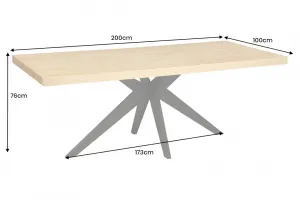 Jedálenský stôl SUZE Dekorhome