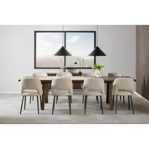 Actona Súprava 2 ks predlžovacích dosiek k jedálenskému stolu A-Line 95x42 cm dub dymový