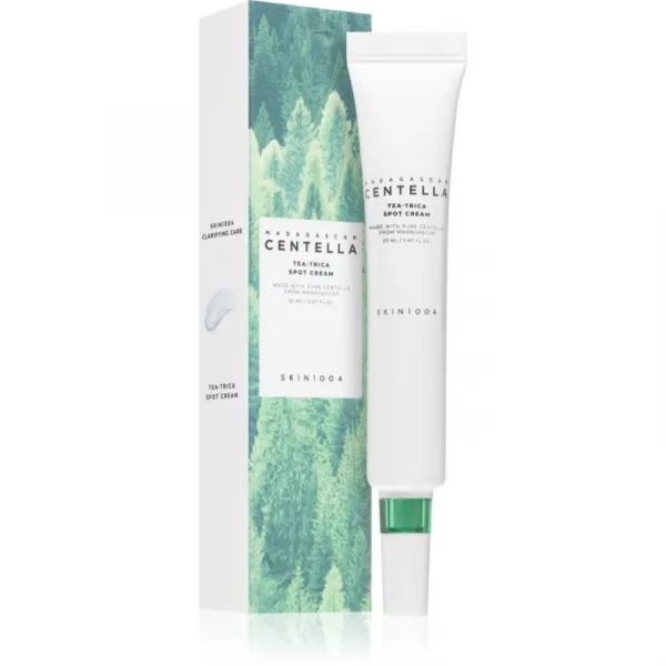 SKIN1004 Madagascar Centella Tea-Trica Spot Cream lokálna starostlivosť proti akné s upokojujúcim účinkom 20 ml