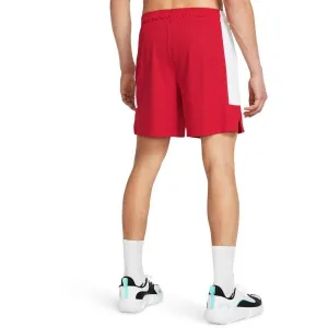 Under Armour BASELINE Pánske kraťasy, červená, veľkosť