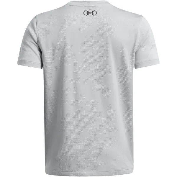Under Armour TECH VENT JACQUARD TEE Chlapčenské športové tričko, sivá, veľkosť L
