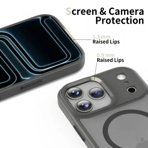 Tech-Protect MagMat MagSafe iPhone 17 Pro Max, šedé matné